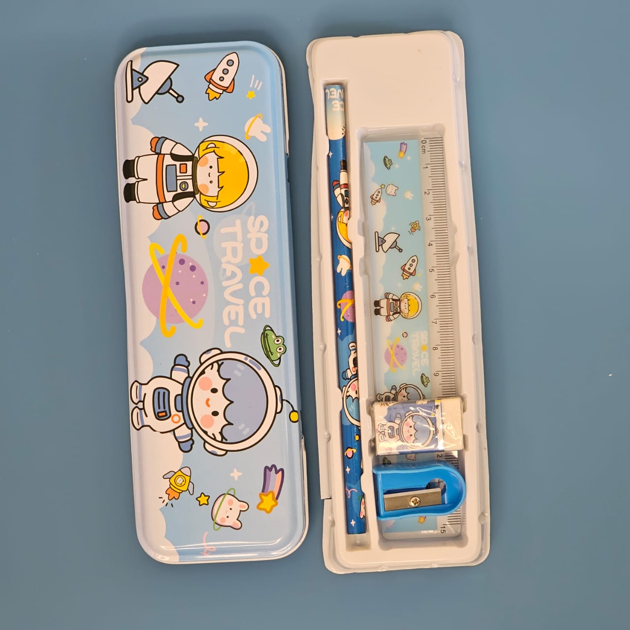 Space-themed stationery set for kids, best return birthday gift for boys and girls, shop at www.usmile.toys.